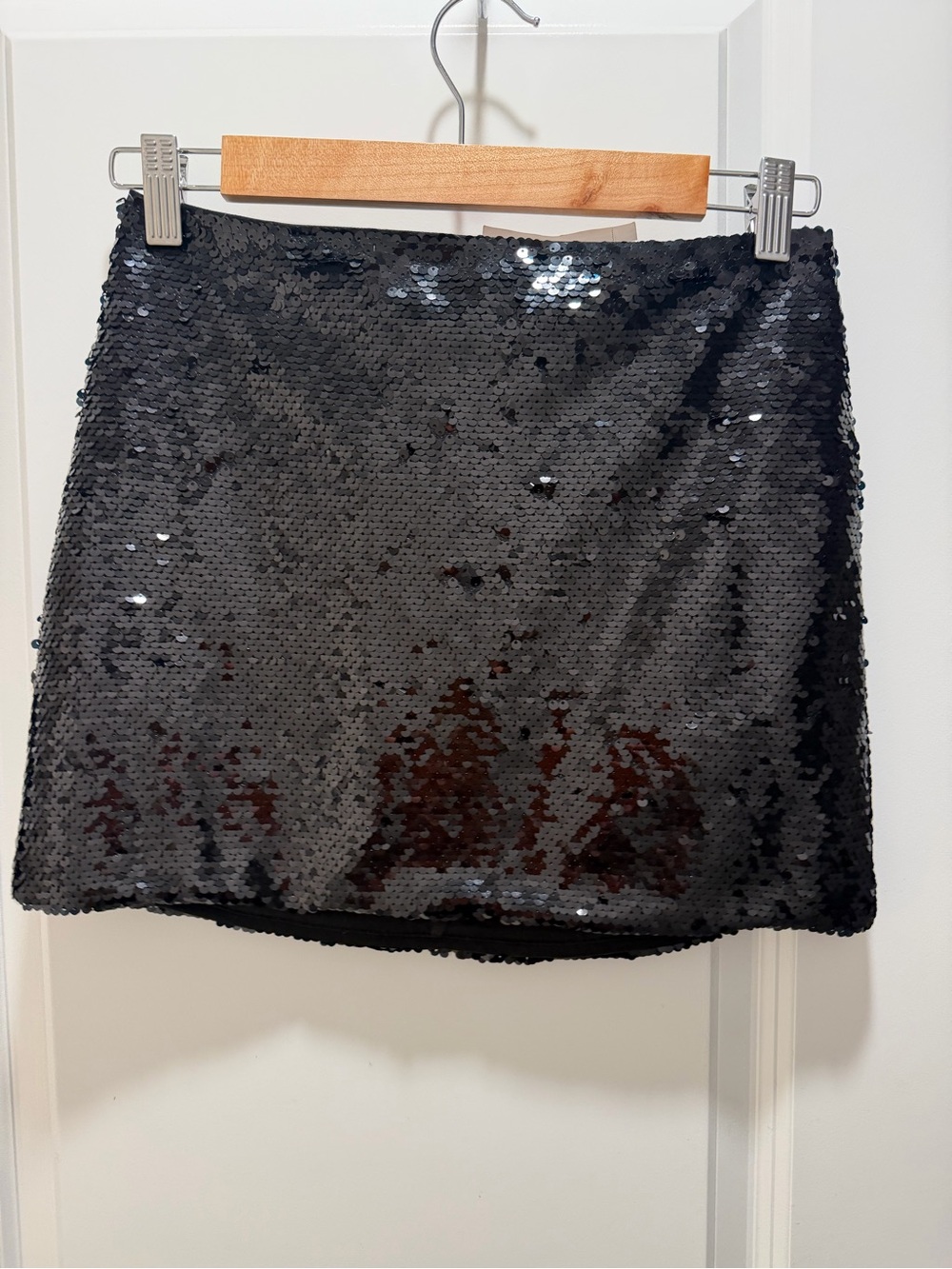 Forever 21 Black Sequin Mini Skirt